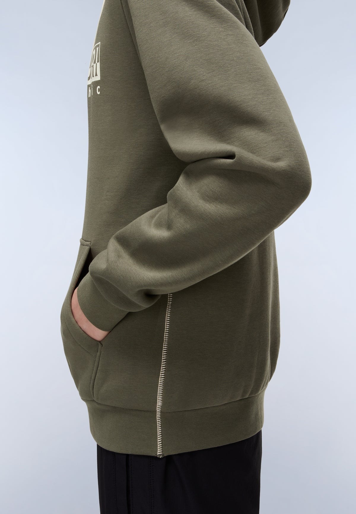 NAPAPIJRI felpa AYLMER verde cappuccio FW25
