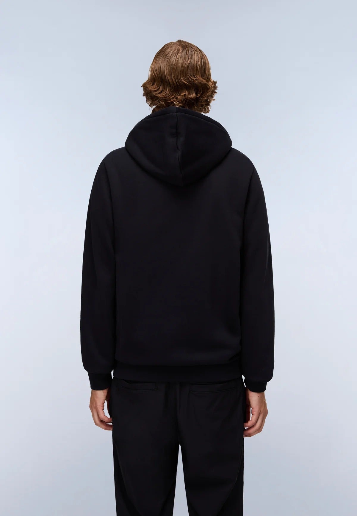 NAPAPIJRI felpa AYLMER nero zip e cappuccio FW25