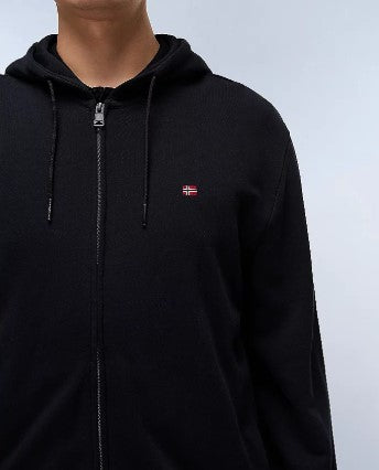 NAPAPIJRI Felpa Balis cappuccio SS25 nero