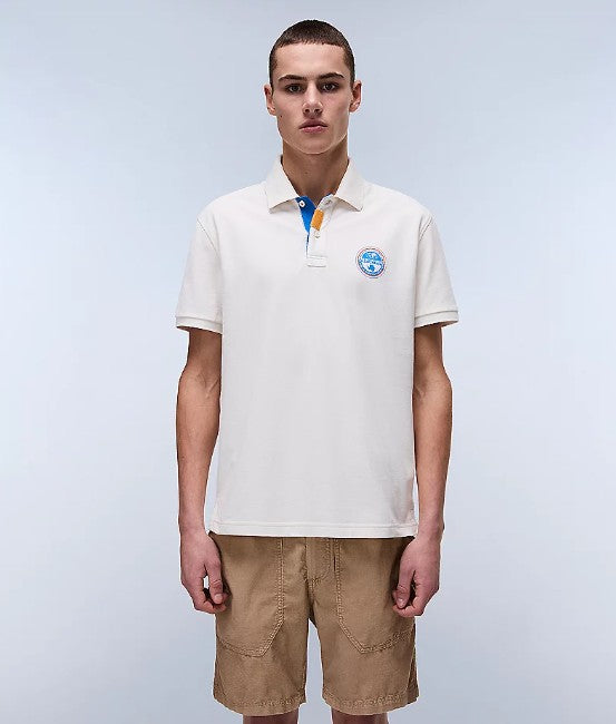 NAPAPIJRI CLANIS Polo a Maniche Corte bianco SS25