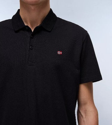 NAPAPIJRI Polo maniche corte EALIS SS25 nero