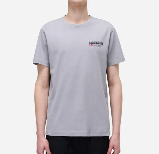 NAPAPIJRI KASBA T-shirt mezza manica grigio SS25