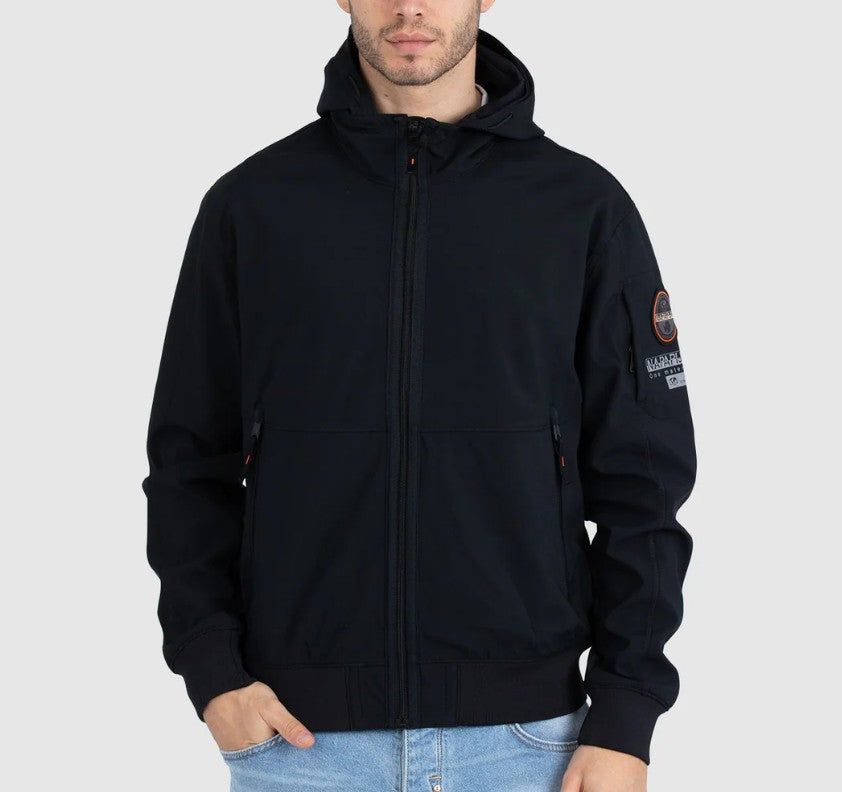 NAPAPIJRI Giacca uomo MELVILLE nero SS25