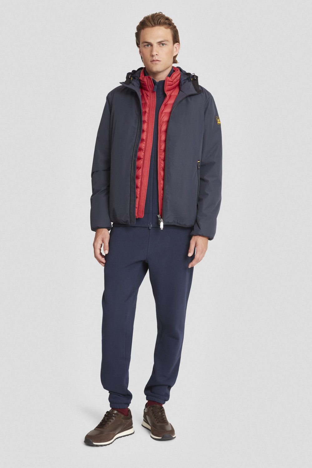 CIESSE PIUMINI Peter giacca imbottita con cappuccio FW25 BLU