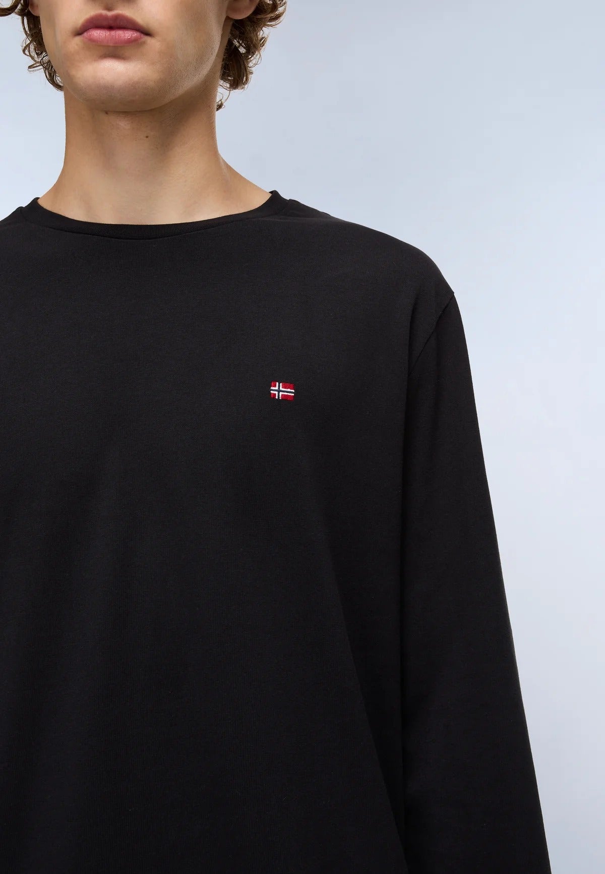 NAPAPIJRI T-shirt manica lunga SALIS FW25 BLU