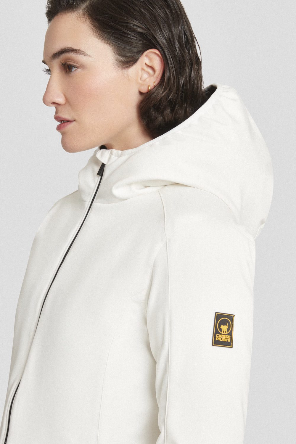 CIESSE PIUMINI Ysabel 3.0 Bianco con cappuccio FW25