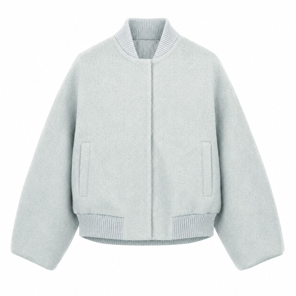 LORO PIANA TESSUTO - bomber capolavoro nero