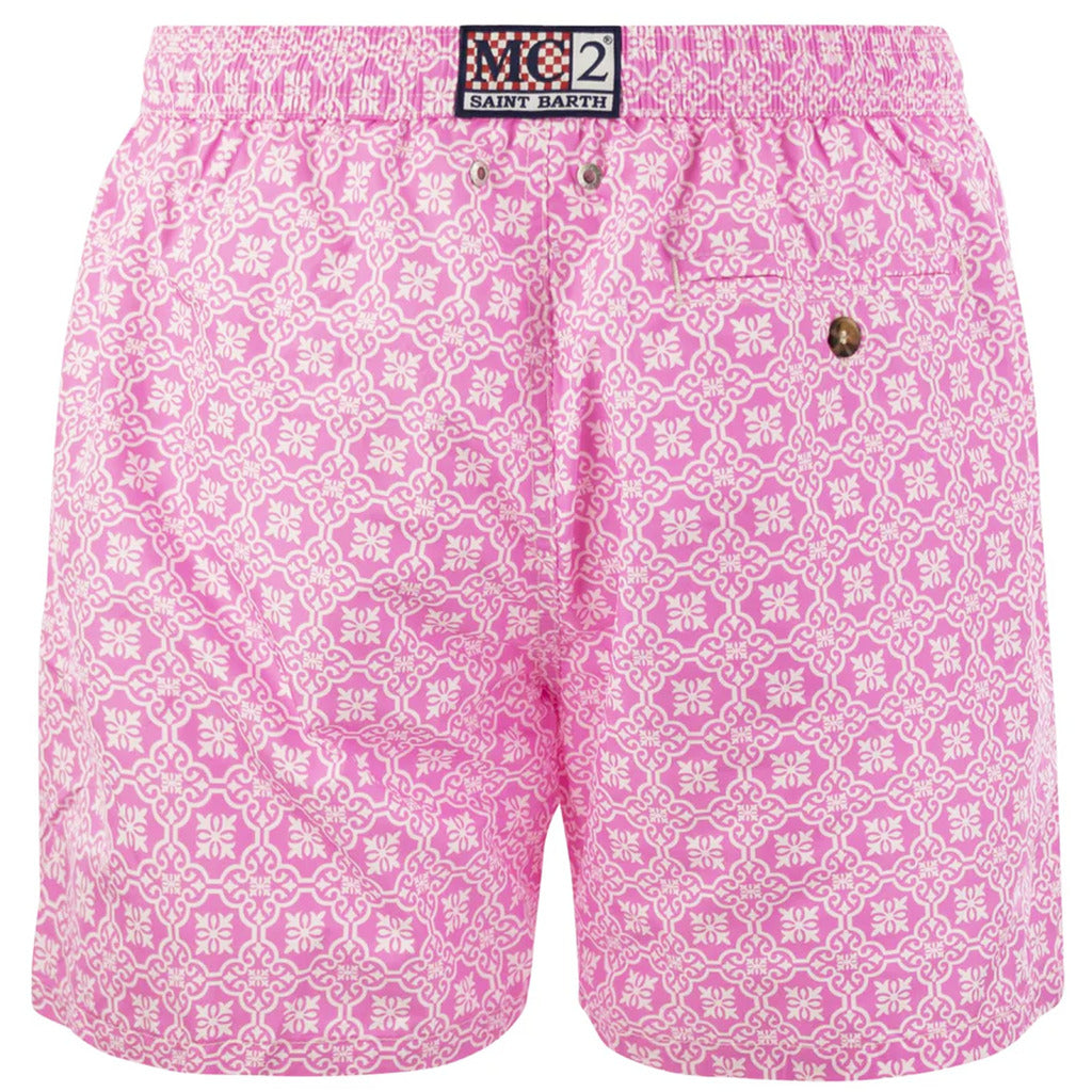 mc2 saint barth - shorts mare fantasia geometric