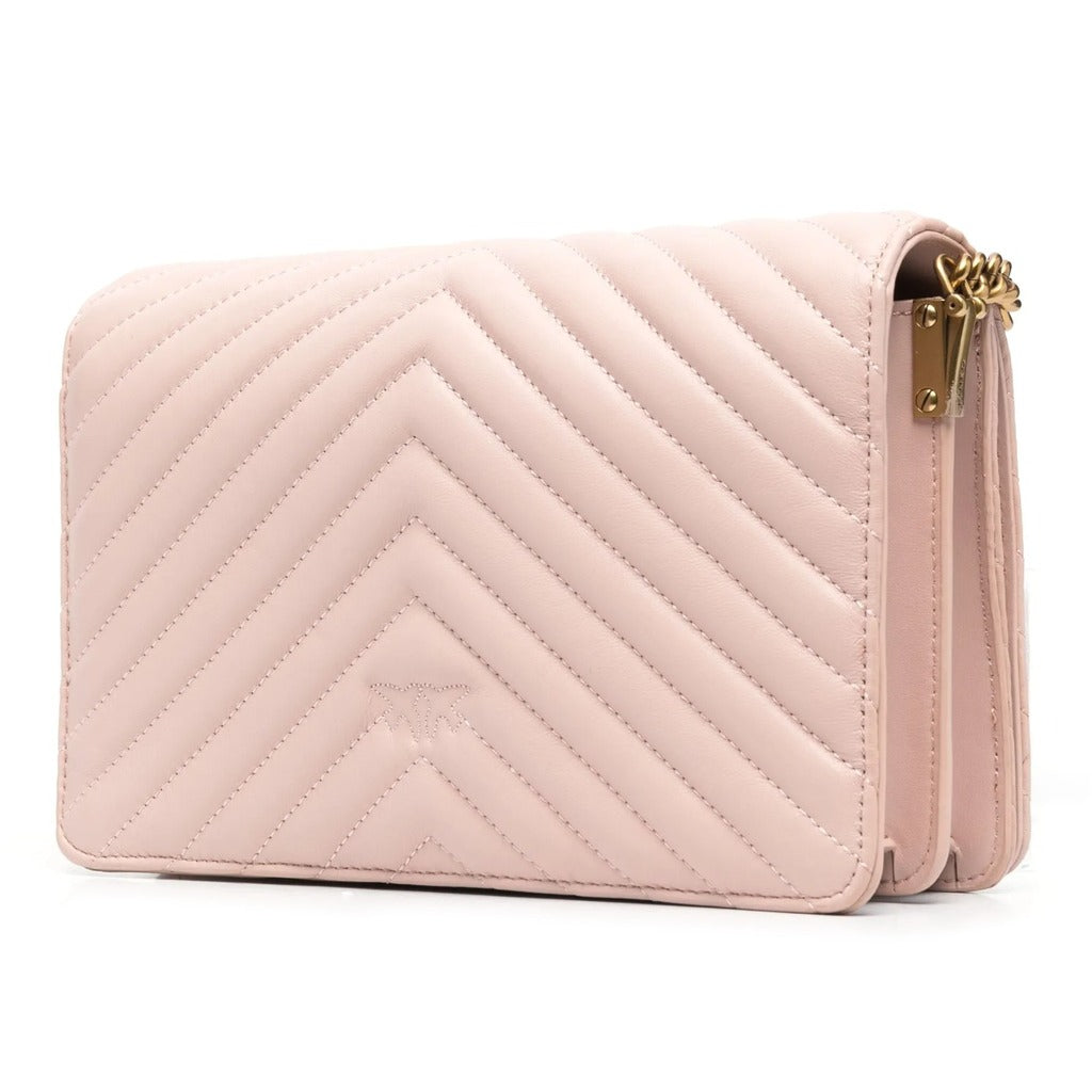 PINKO - love click classic nappa chevron