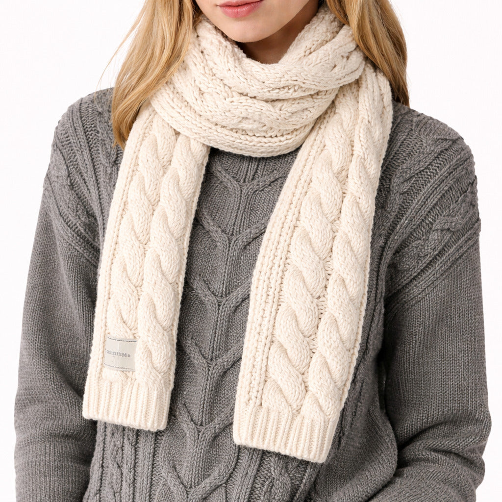 HINNOMINATE - 3641-scarf-0308-bianco