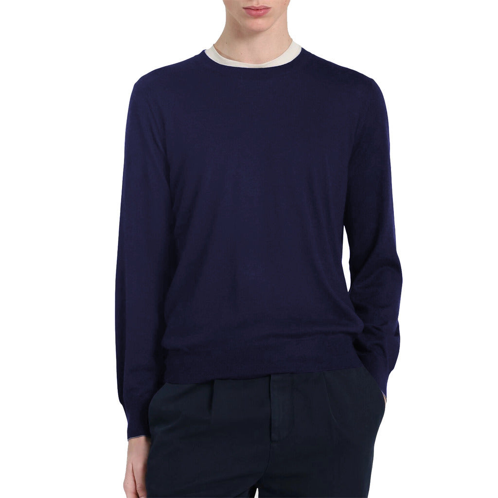 BRUNELLO CUCINELLI - maglia cashmere blu