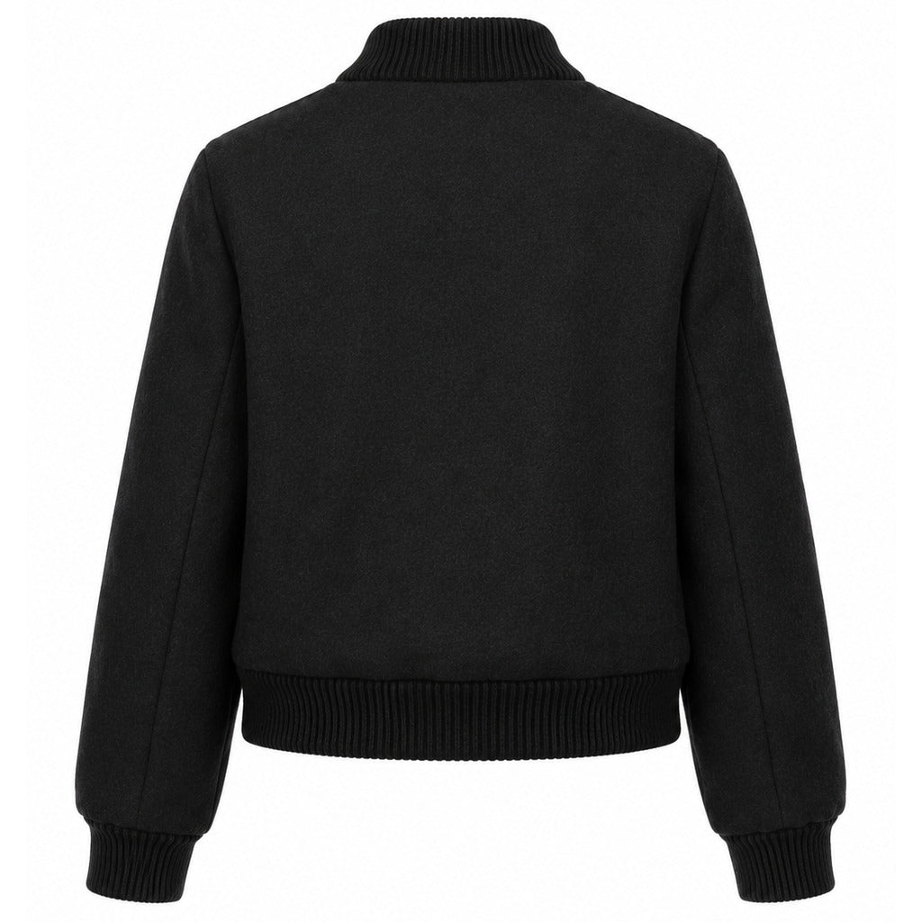 LORO PIANA TESSUTO - bomber capolavoro nero
