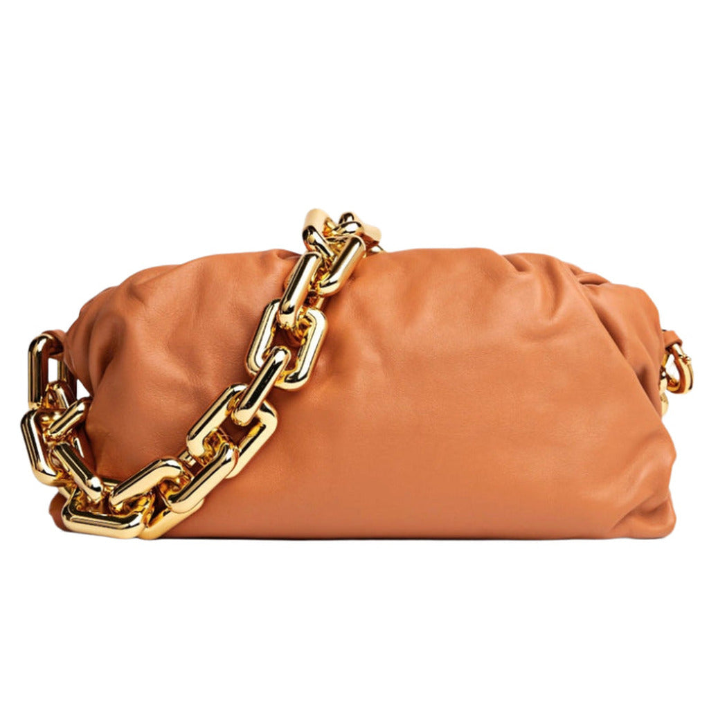 BOTTEGA VENETA - chain-pouch-red