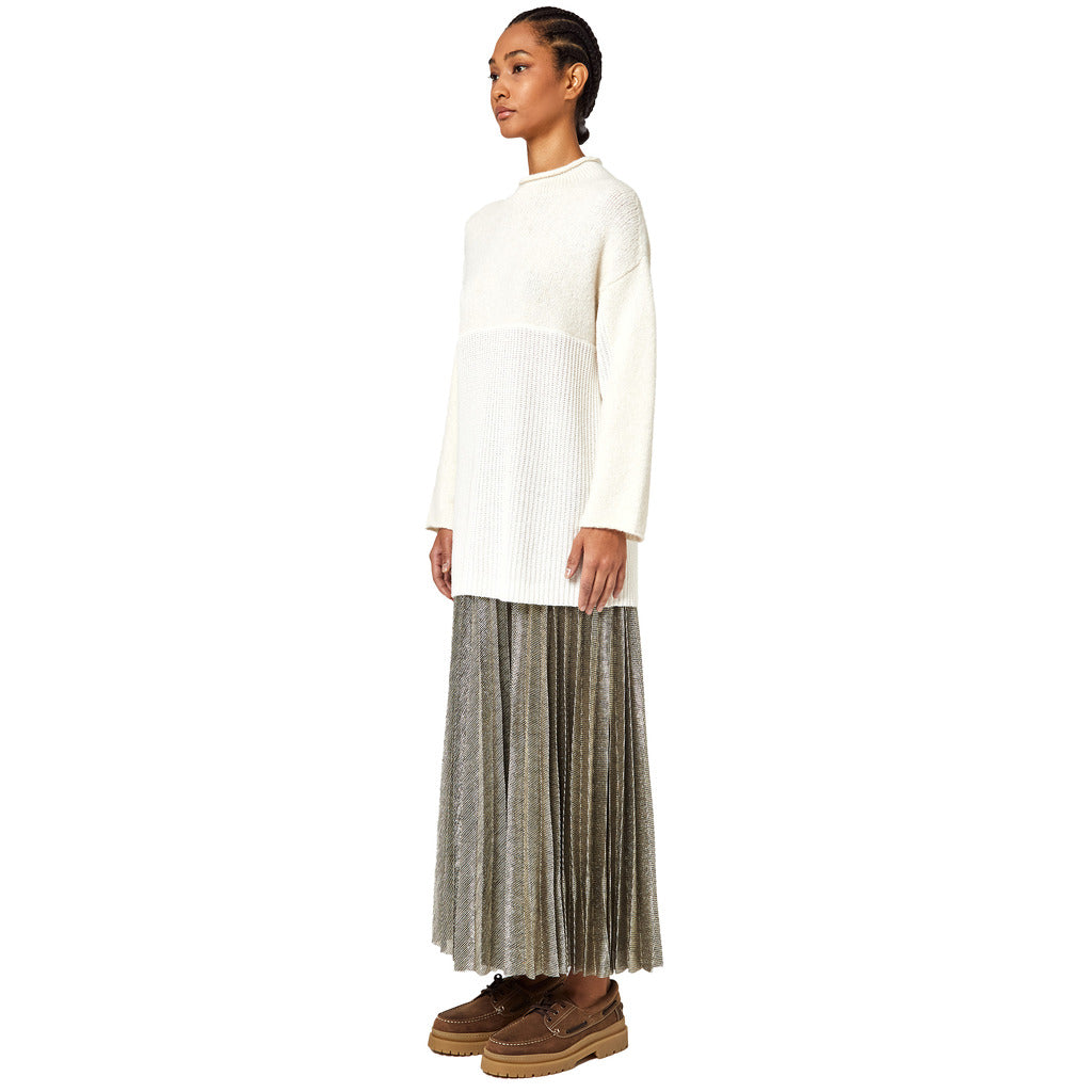 ALPHA STUDIO - maglia over match yarn