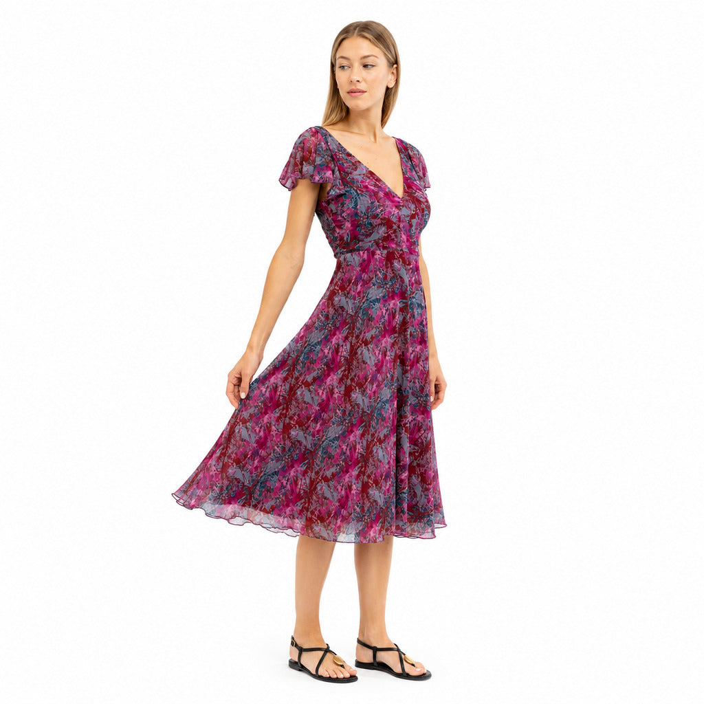 PATRIZIA PEPE - abito purple kaledoscopia