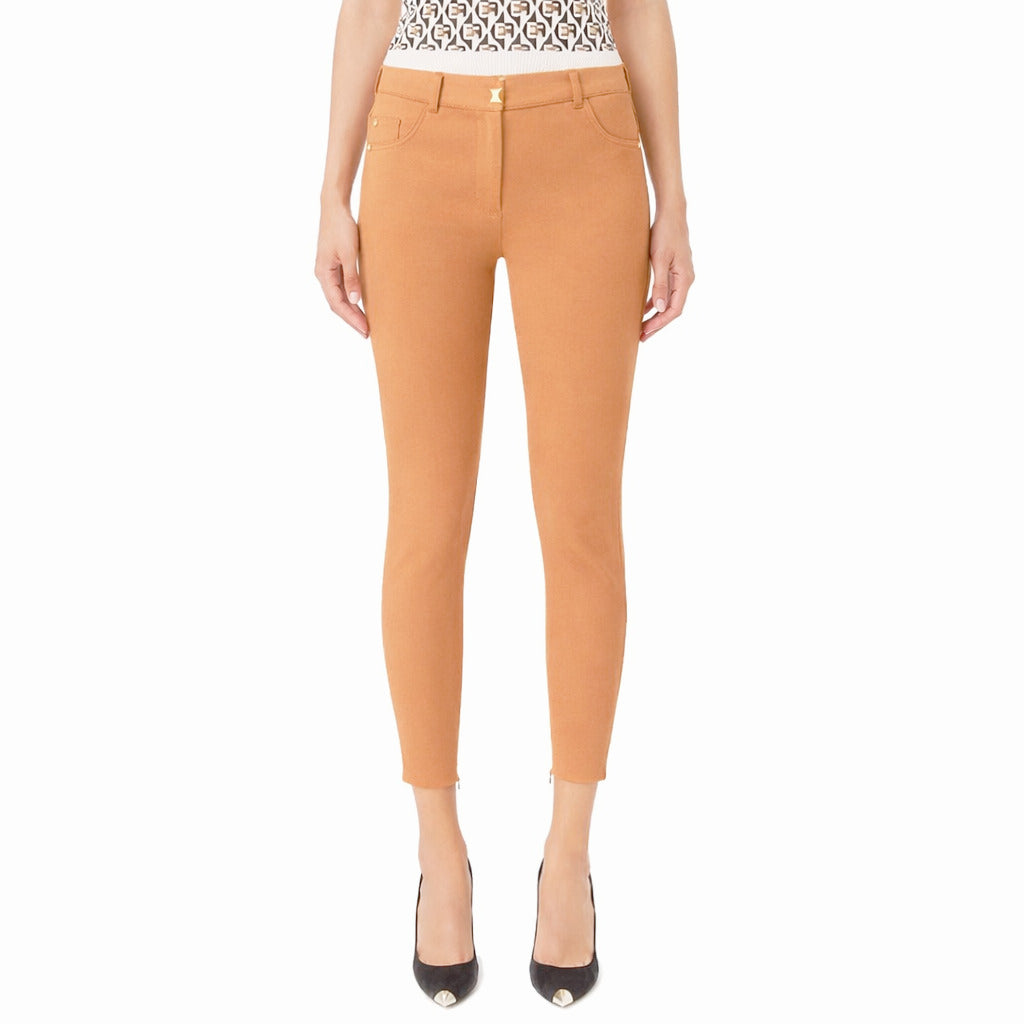 ELISABETTA FRANCHI - pantaloni cappuccino