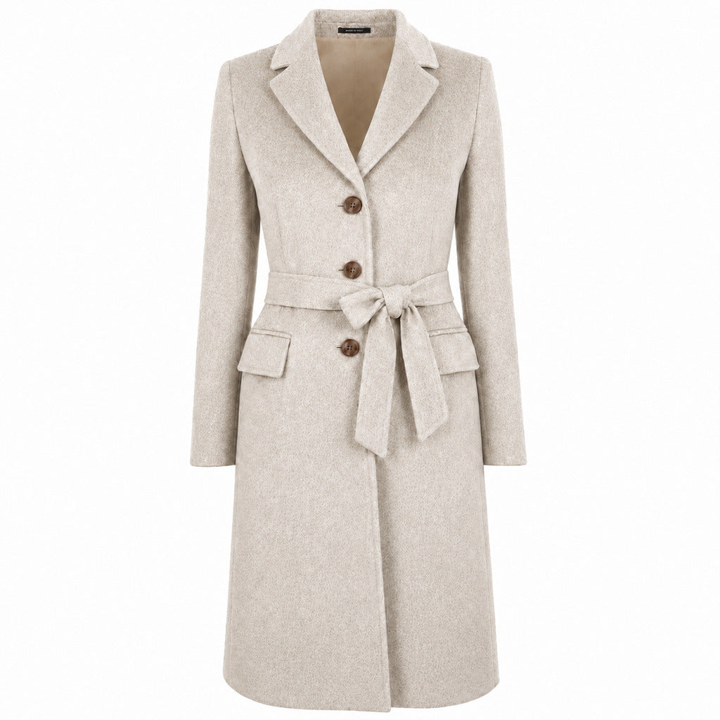 LORO PIANA TESSUTO - cappotto capolavoro marrone