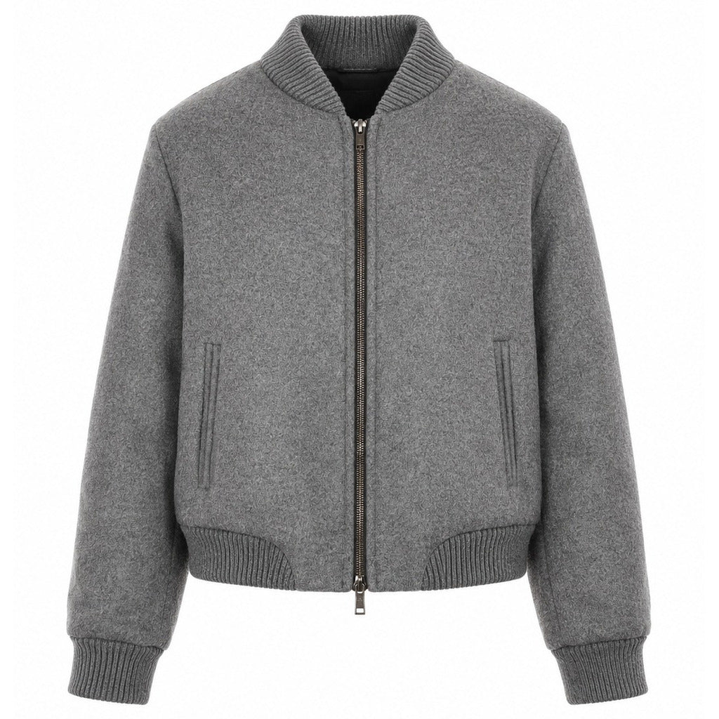 LORO PIANA TESSUTO - bomber capolavoro nero