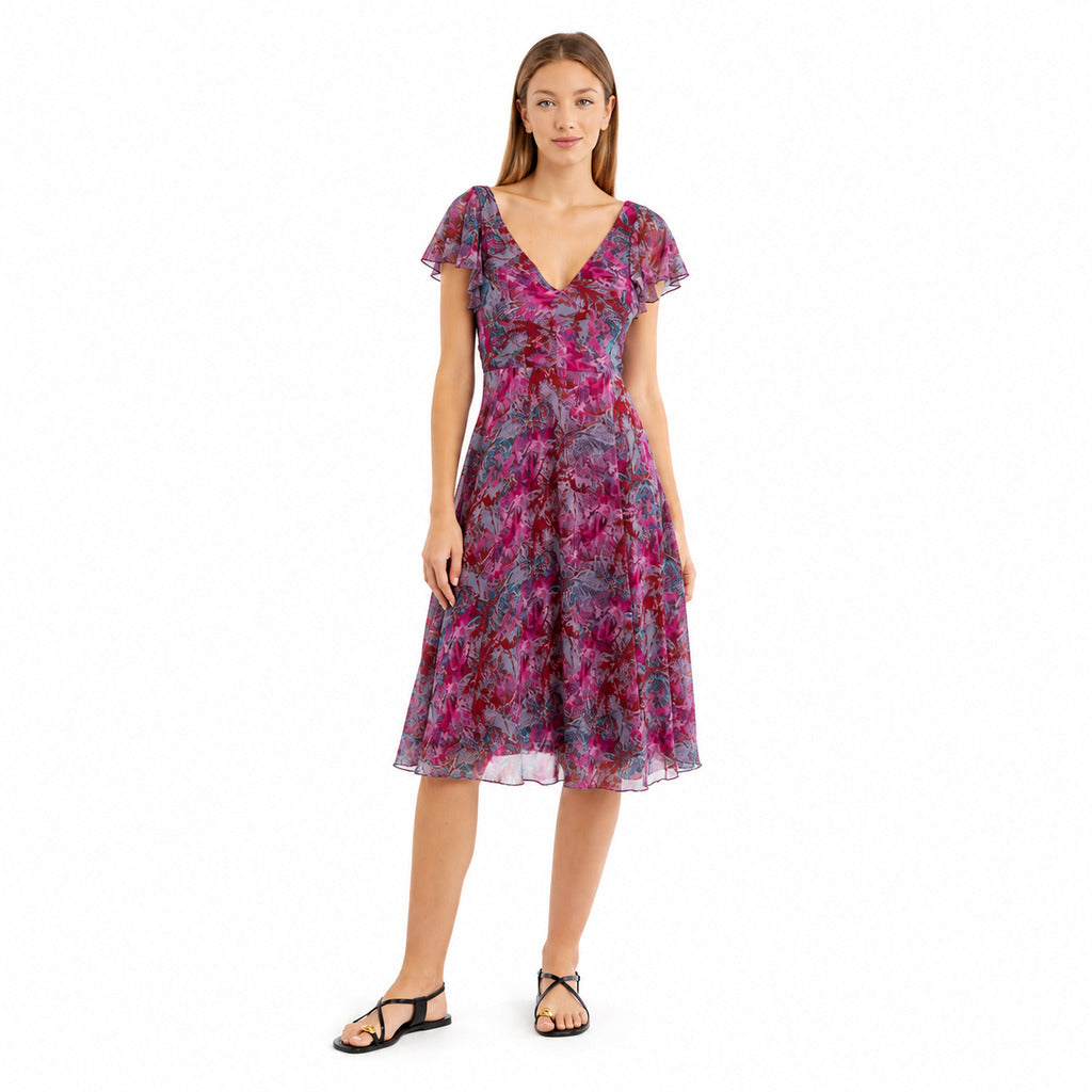 PATRIZIA PEPE - abito purple kaledoscopia