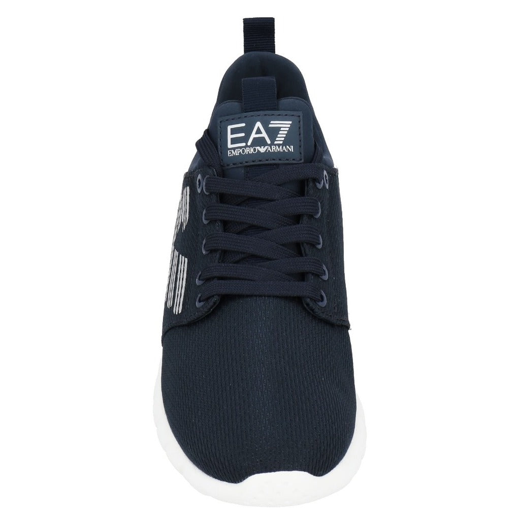 EMPORIO ARMANI - sneakers mesh lycra blu