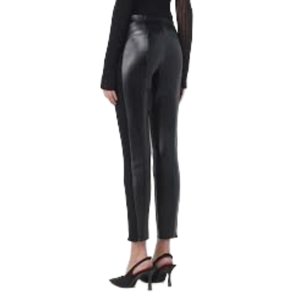 PATRIZIA PEPE - pantaloni lucidi neri