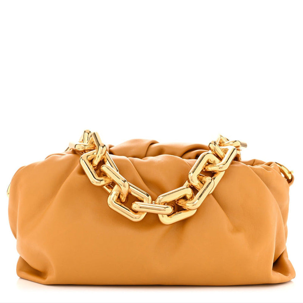 BOTTEGA VENETA - chain-pouch-red