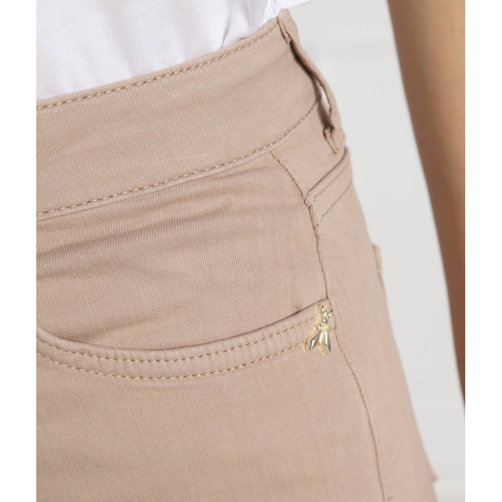 PATRIZIA PEPE - pantaloni regular beige