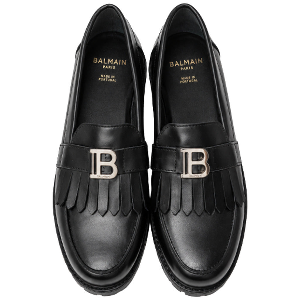 BALMAIN - mocassino nero