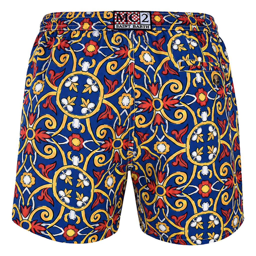 mc2 saint barth - costume sicilian tile