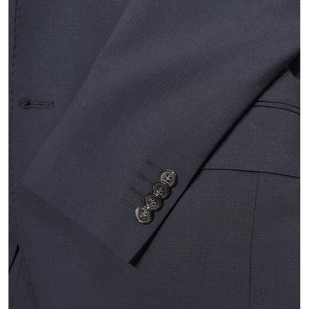 ERMENEGILDO ZEGNA TESSUTO - Completo lana blu scuro