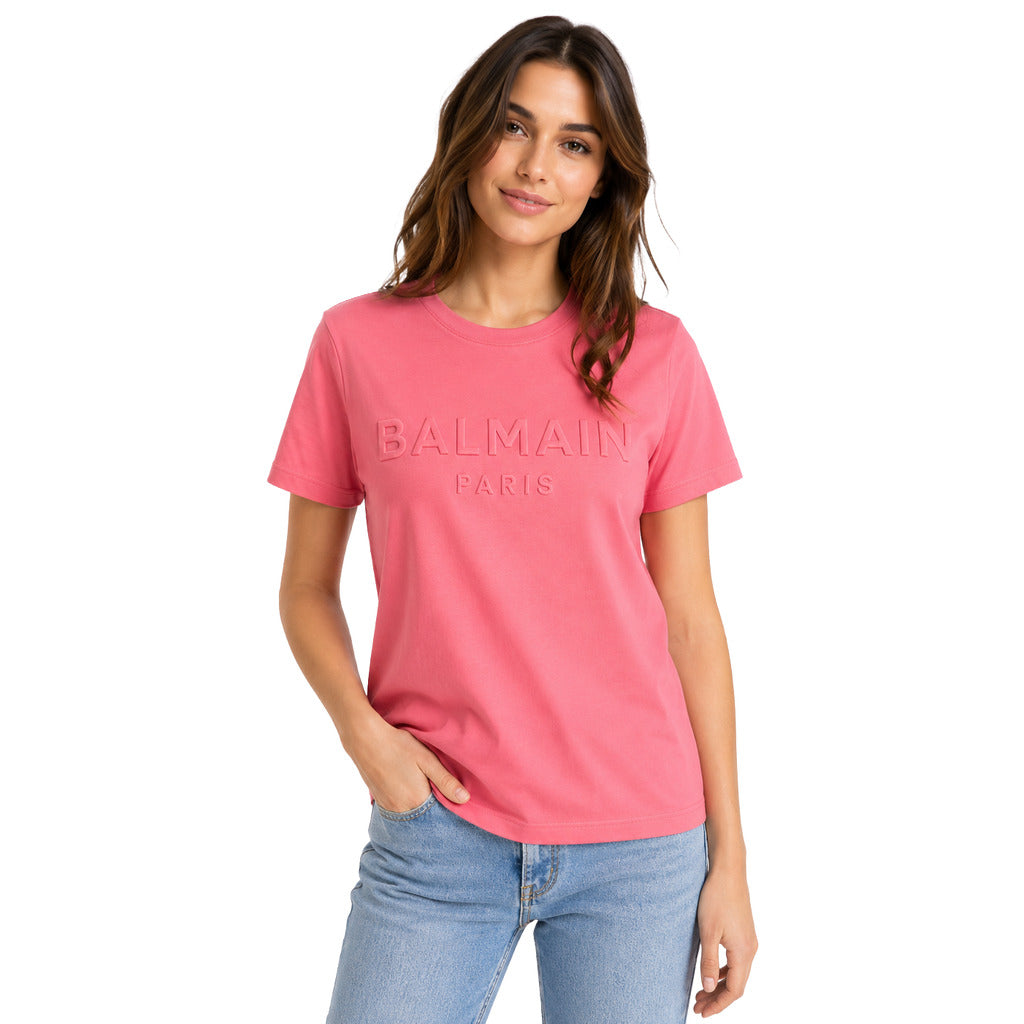 BALMAIN - t-shirt balmain embossed logo