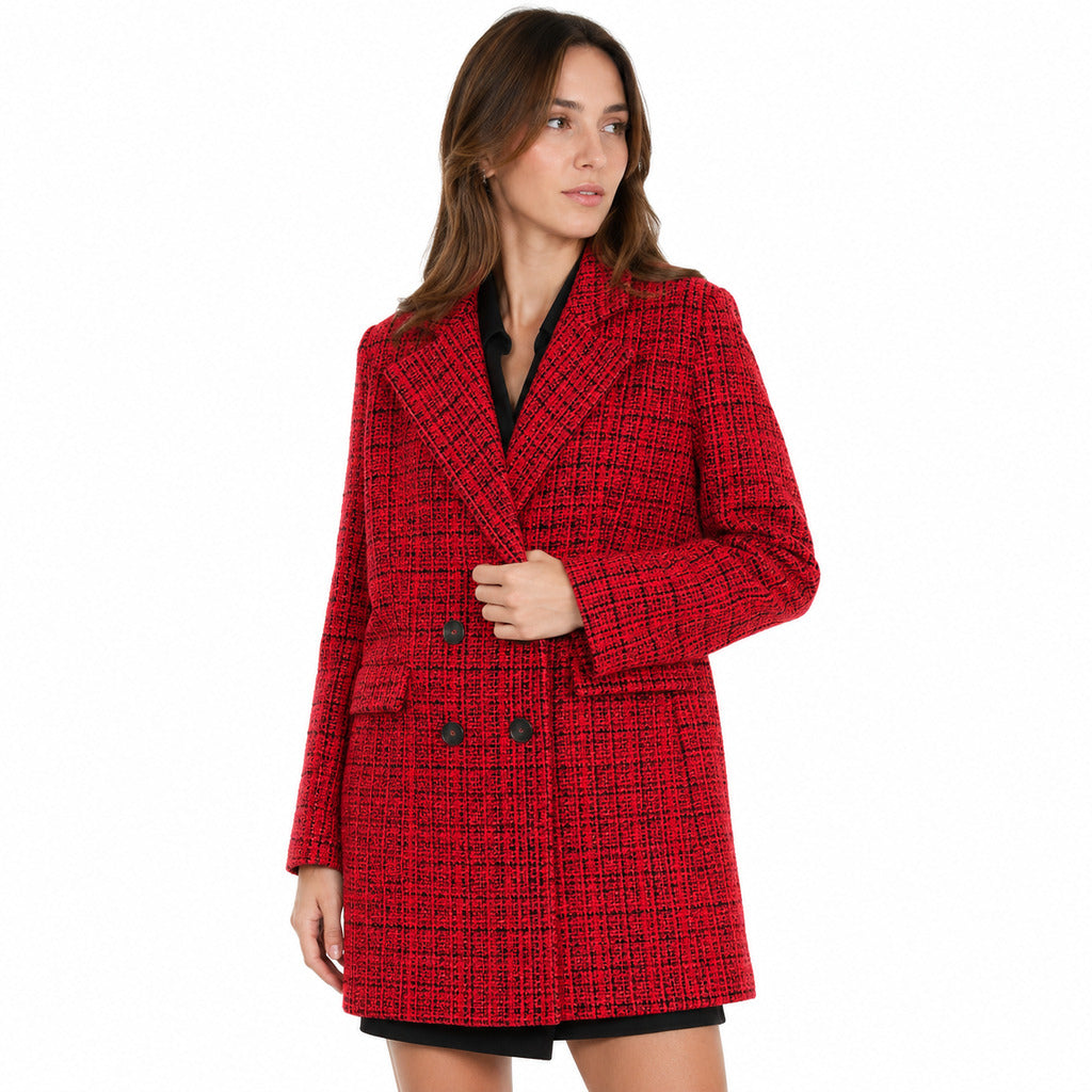 PATRIZIA PEPE - cappotto corallo