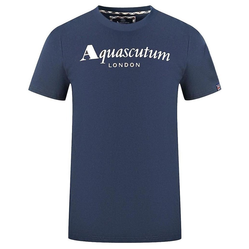 AQUASCUTUM - tshirt-t00323-navy