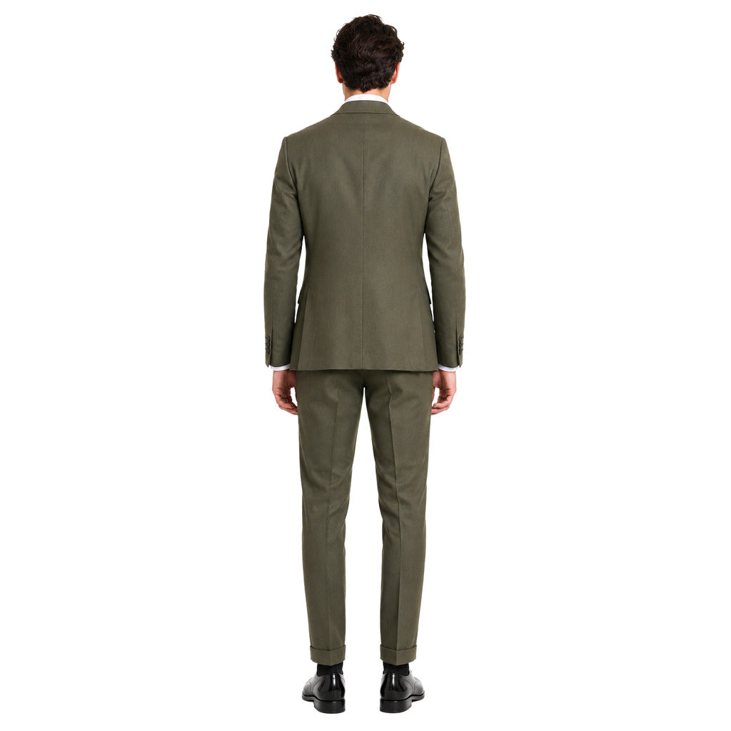 ERMENEGILDO ZEGNA TESSUTO - Completo lana verde army