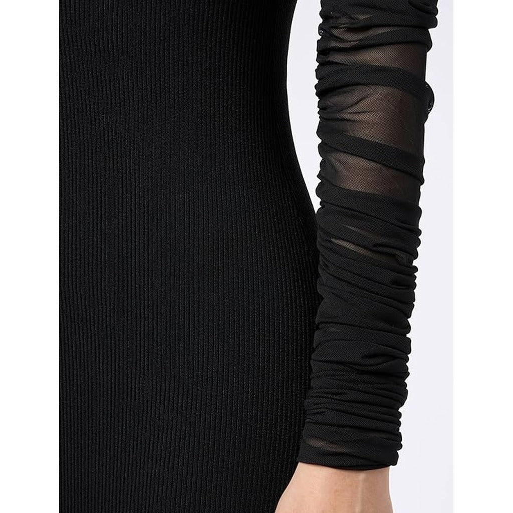 PINKO - abito bergamotto in tulle