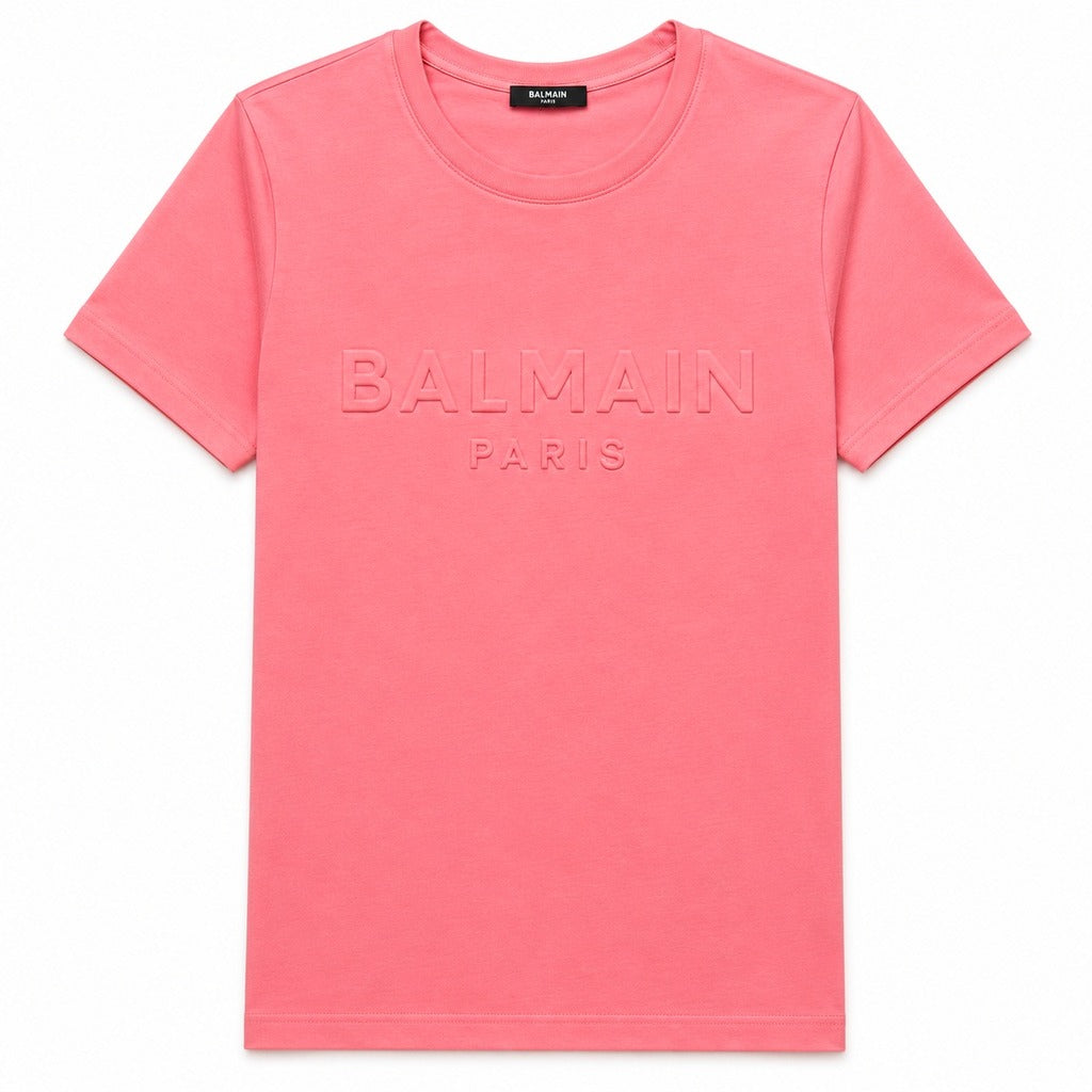 BALMAIN - t-shirt balmain embossed logo
