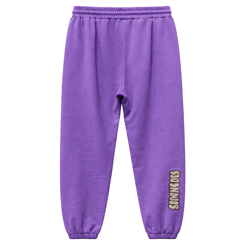 COMME DES FUCKDOWN - pantaloni felpa lunghi viola