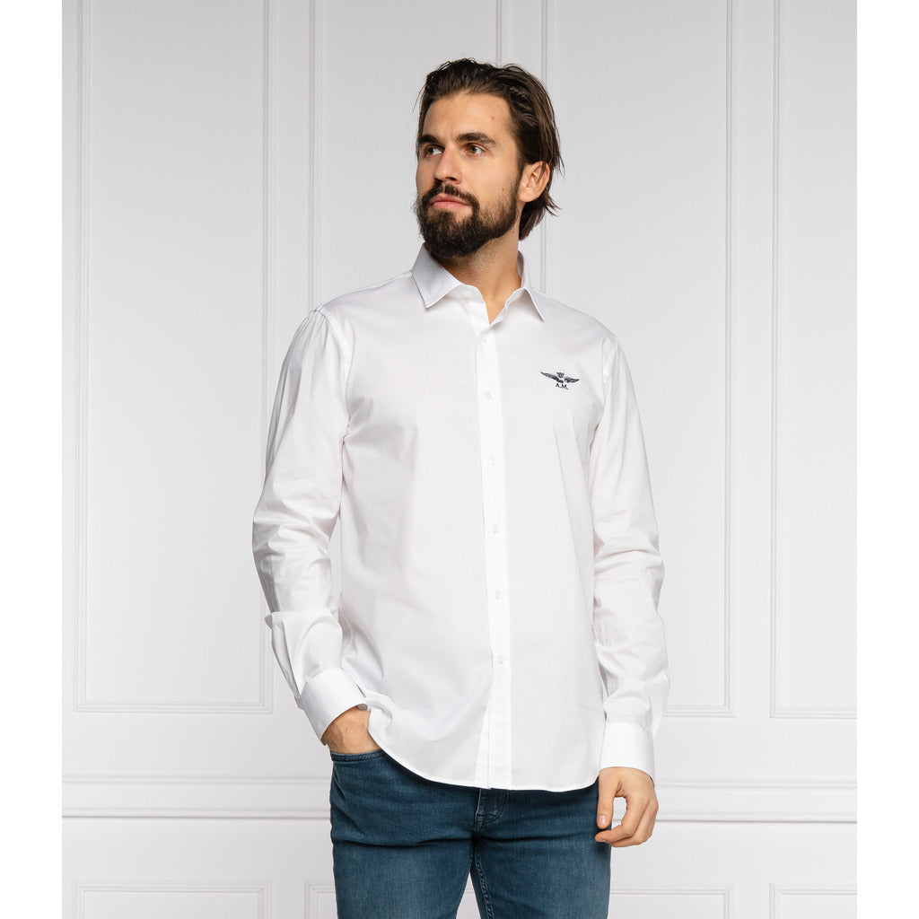 AERONAUTICA MILITARE - ca1142_slimfit-bianco