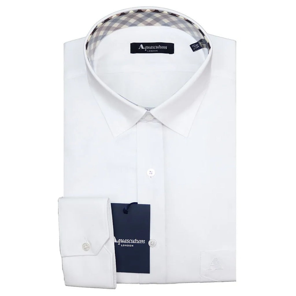 AQUASCUTUM - camicia-gani08-bianca