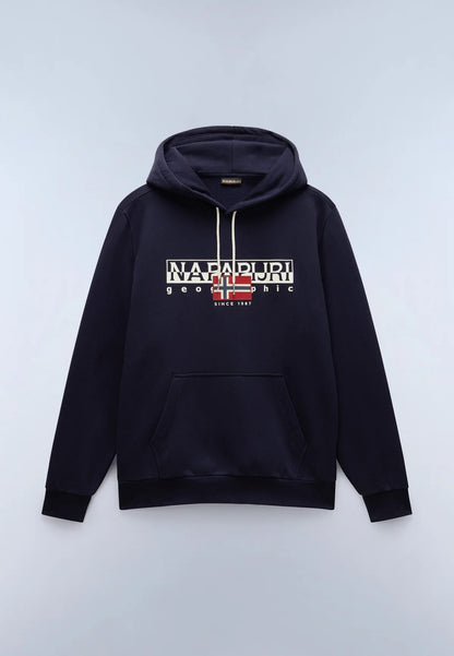 NAPAPIJRI felpa AYLMER blu cappuccio FW25