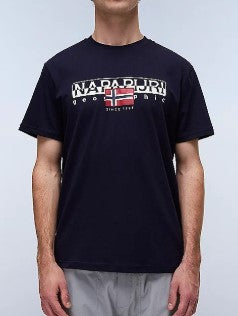 NAPAPIJRI T-shirt mezza manica AYLMER SS25 blu