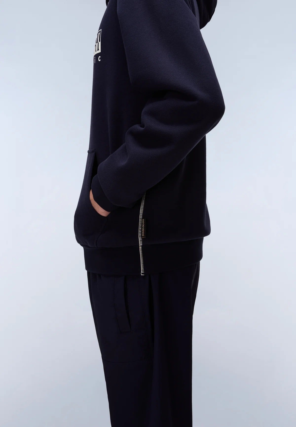 NAPAPIJRI felpa AYLMER blu cappuccio FW25
