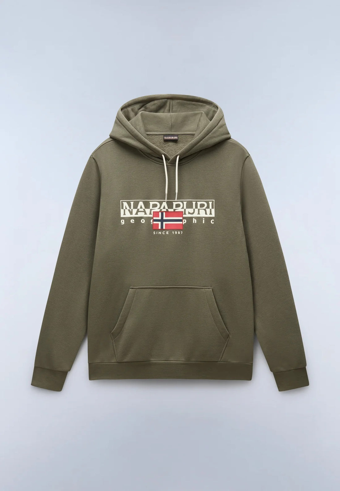 NAPAPIJRI felpa AYLMER verde cappuccio FW25