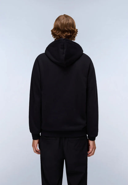 NAPAPIJRI felpa AYLMER nero zip e cappuccio FW25