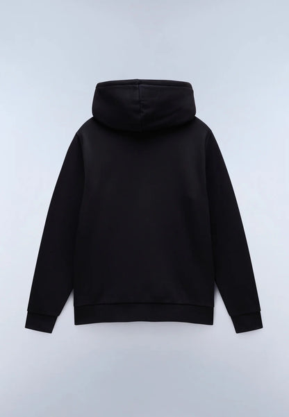 NAPAPIJRI felpa AYLMER nero zip e cappuccio FW25