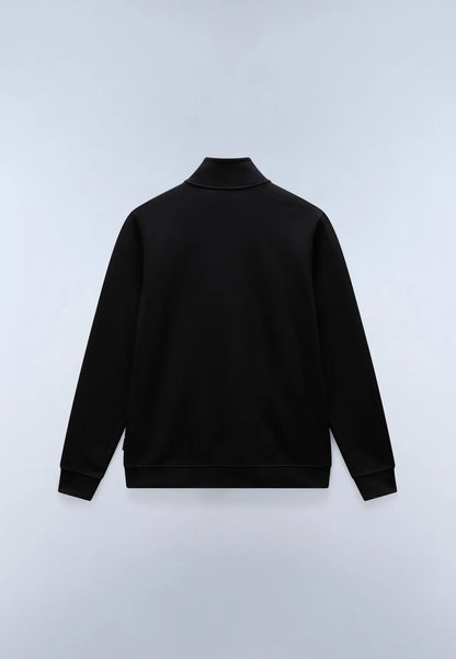 NAPAPIJRI Felpa zip nero BALIS FW25