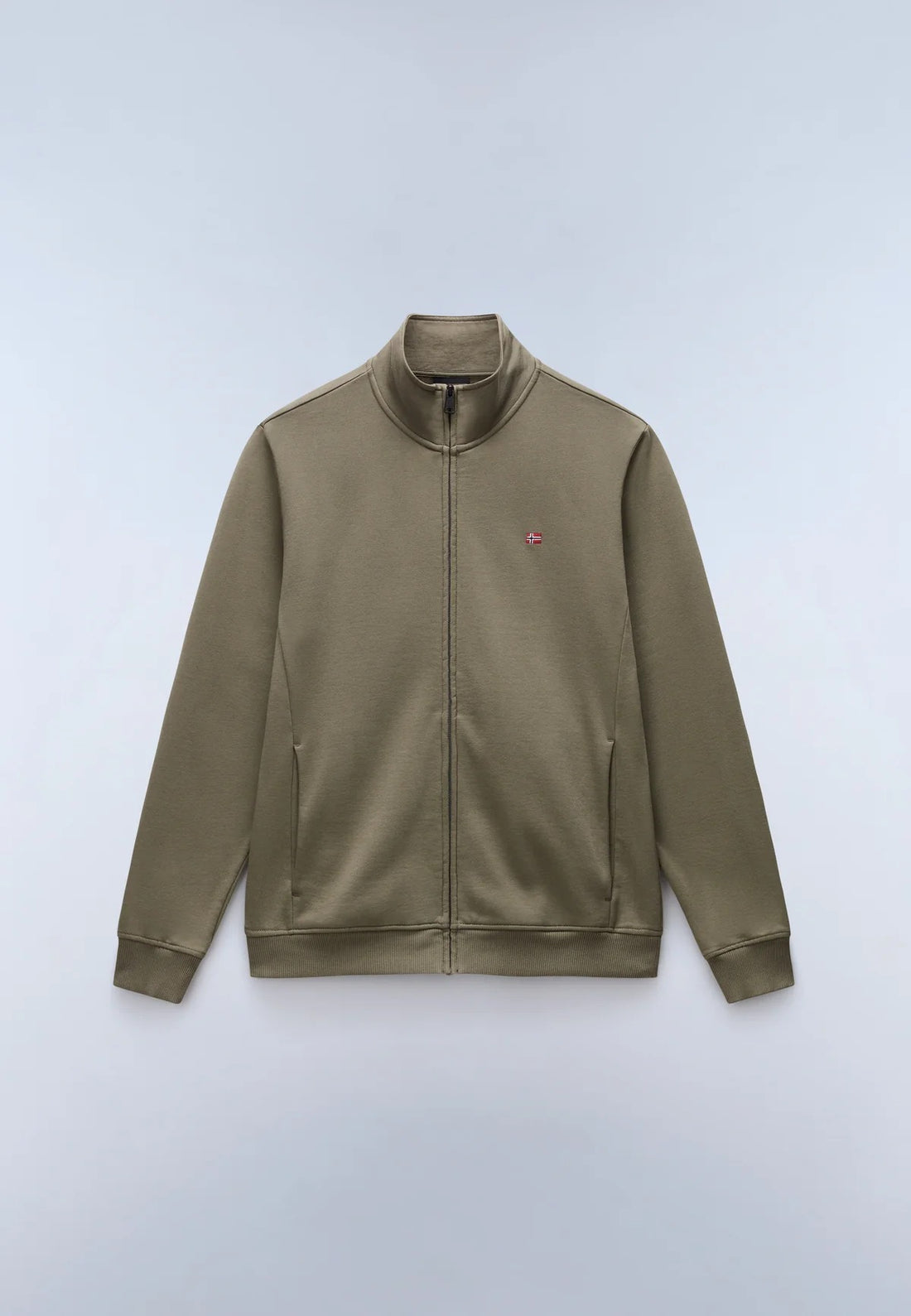 NAPAPIJRI Felpa zip verde BALIS FW25