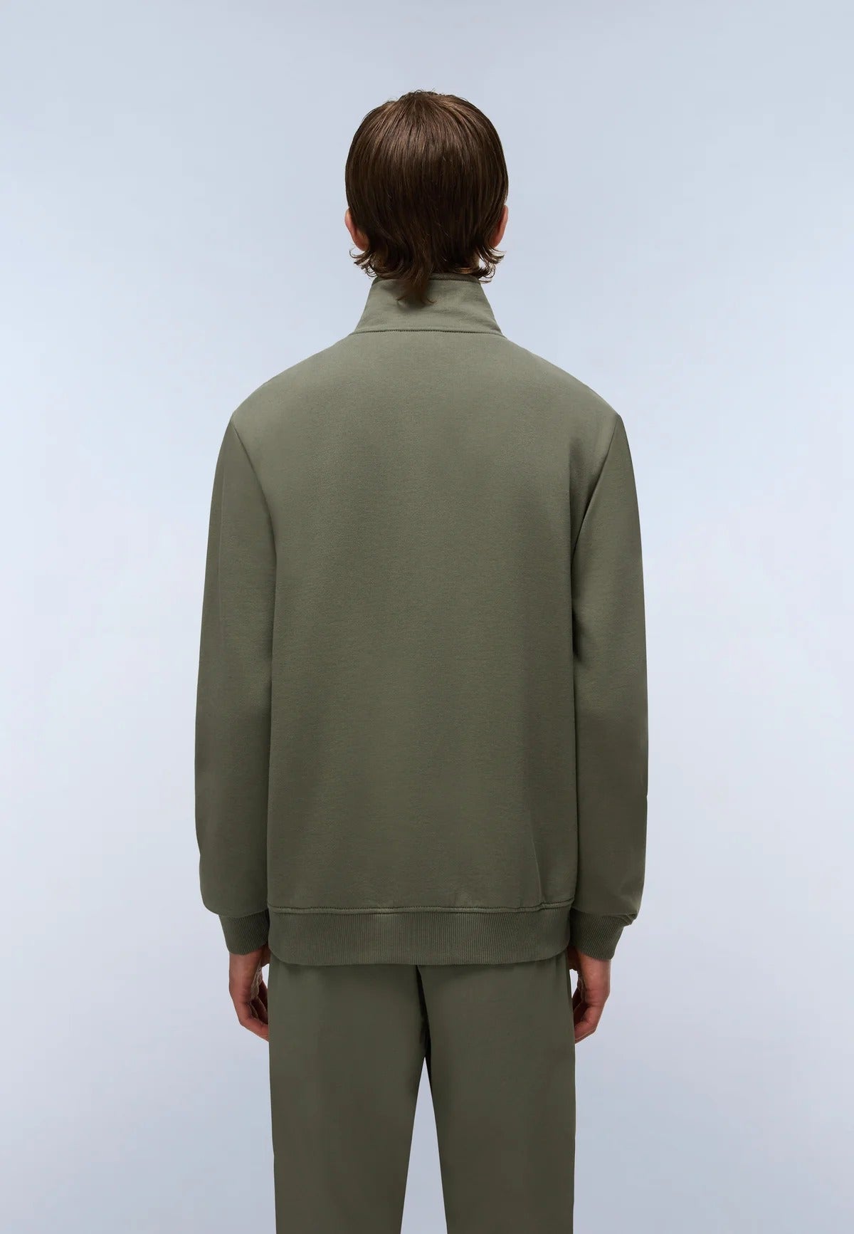 NAPAPIJRI Felpa zip verde BALIS FW25