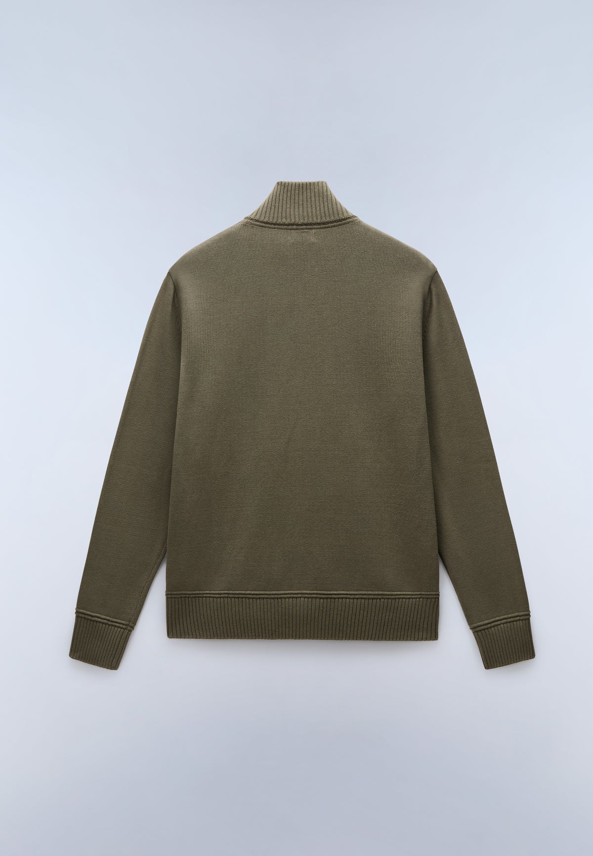 NAPAPIJRI Maglione BERTI con zip FW25 verde
