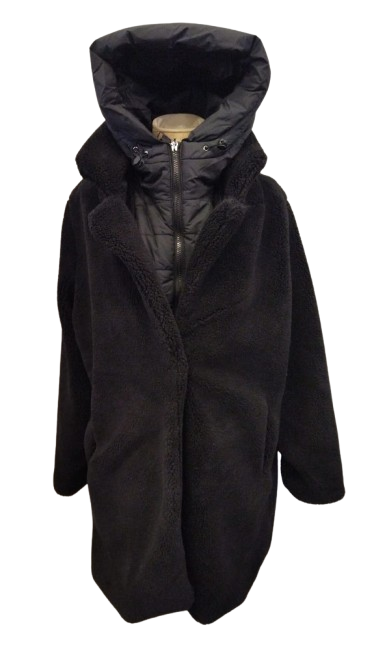 BRUGI Cappotto CA5L donna nero FW24